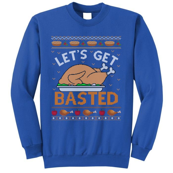 Ugly Thanksgiving Sweater Funny Basted Turkey Gift Sweatshirt