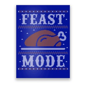 Ugly Thanksgiving Sweater Funny Feast Mode Gift Poster