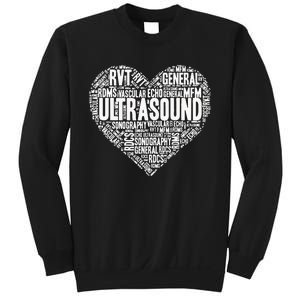 Ultrasound Tech Sonographer Radiology Sonography Heart 2 Sweatshirt