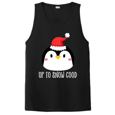 Up To Snow Good Penguin Face Santa Cute Penguin Christmas Cute Gift PosiCharge Competitor Tank