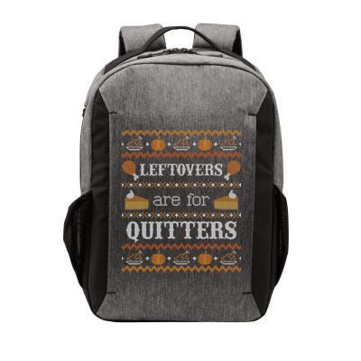 Ugly Thanksgiving Sweater Leftovers for Quitters Sweatshirt Vector Backpack