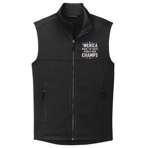 Undefeated Two Time World War Champs Patriotic Collective Smooth Fleece Vest