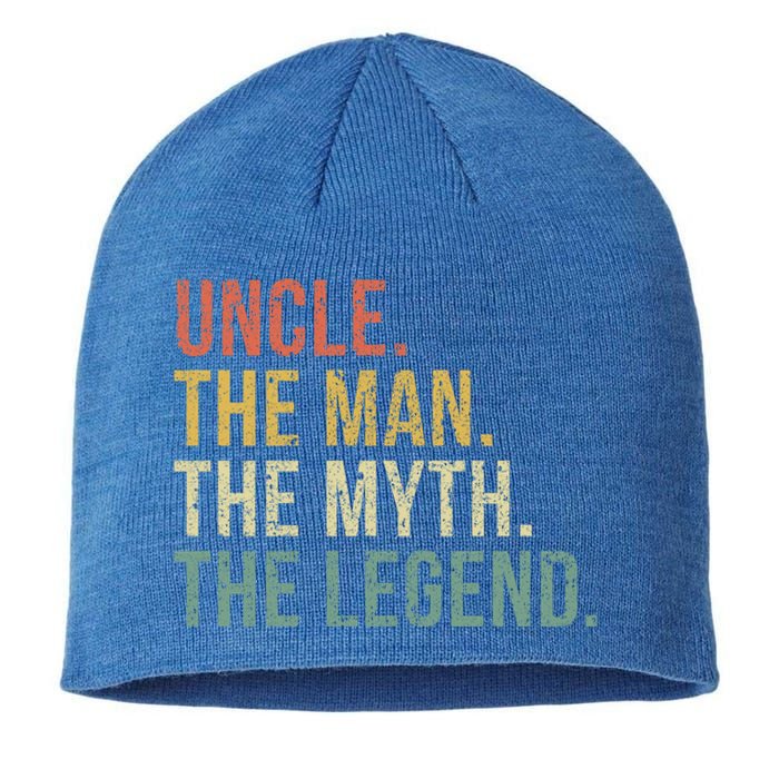 Uncle The The Myth The Legend Gift For Uncles Sustainable Beanie