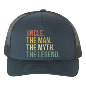 Uncle The The Myth The Legend Gift For Uncles Yupoong Adult 5-Panel Trucker Hat