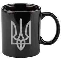 Ukraine Trident Tryzub Symbol Crest Ukrainian Logo Shield 11oz C Handle Ceramic Mug