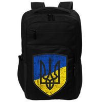 Ukraine Trident Tryzub Symbol Crest Ukrainian Logo Shield Impact Tech Backpack