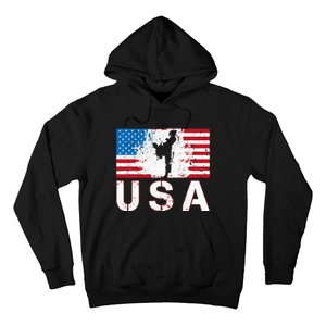 Usa Taekwondo Team American Flag Us Martial Hoodie