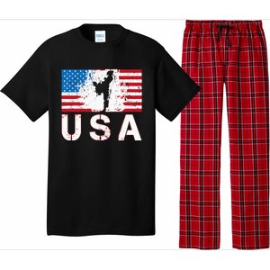 Usa Taekwondo Team American Flag Us Martial Pajama Set