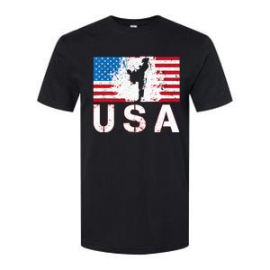 Usa Taekwondo Team American Flag Us Martial Softstyle CVC T-Shirt