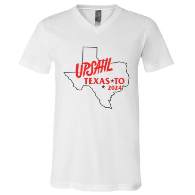 Upsahl Texas To 2024 V-Neck T-Shirt