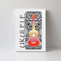 Ukulele Tattoo Tribal Pattern Hawaiian Music Canvas