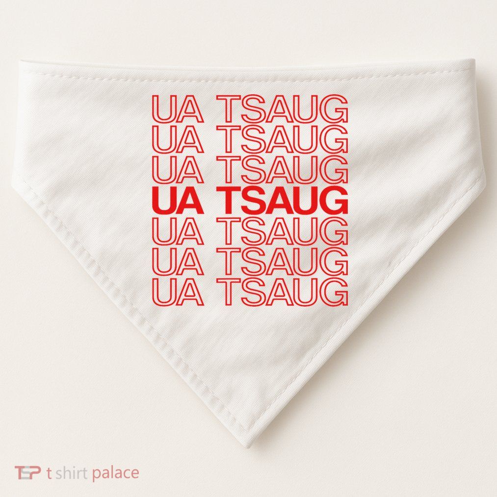 Ua Tsaug Thank You Hmong Grocery Bag USA-Made Doggie Bandana