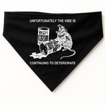 Unfortunately The Vibe Is Continuing To Deteriorate Quote USA-Made Doggie Bandana