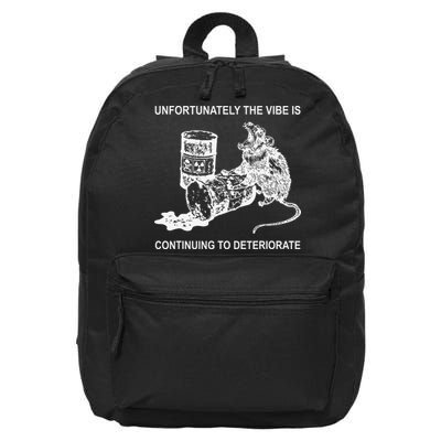Unfortunately The Vibe Is Continuing To Deteriorate Quote 16 in Basic Backpack