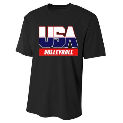 Usa Team Volleyball & American Sports Performance Sprint T-Shirt