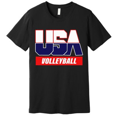 Usa Team Volleyball & American Sports Premium T-Shirt