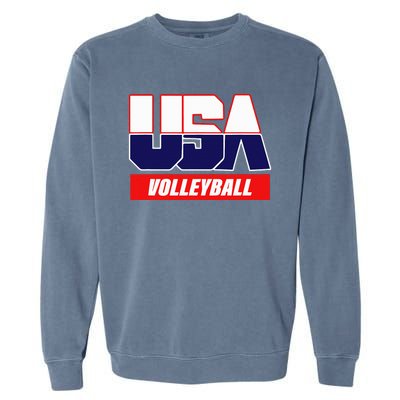 Usa Team Volleyball & American Sports Garment-Dyed Sweatshirt