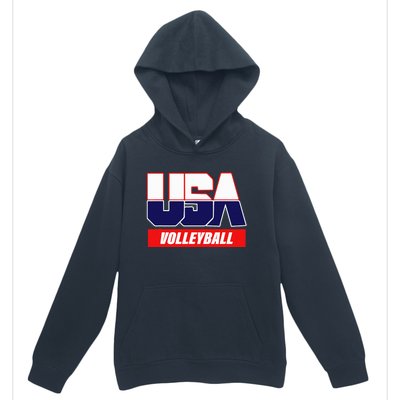 Usa Team Volleyball & American Sports Urban Pullover Hoodie