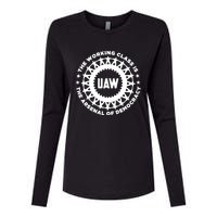 Uaw The Working Class Is The A.R.S.En.A.L Of Democracy Womens Cotton Relaxed Long Sleeve T-Shirt