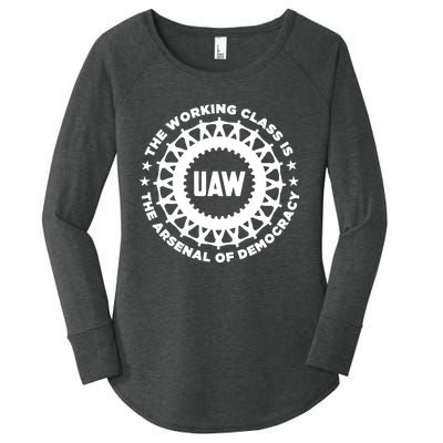 Uaw The Working Class Is The A.R.S.En.A.L Of Democracy Women's Perfect Tri Tunic Long Sleeve Shirt