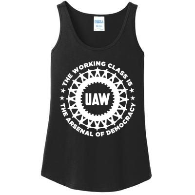 Uaw The Working Class Is The A.R.S.En.A.L Of Democracy Ladies Essential Tank