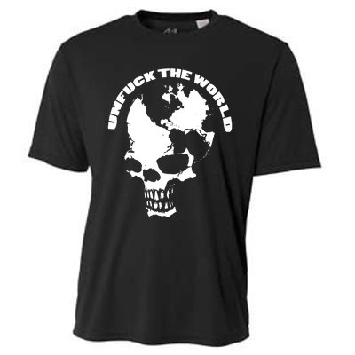 Unfuck The World Skull Cooling Performance Crew T-Shirt