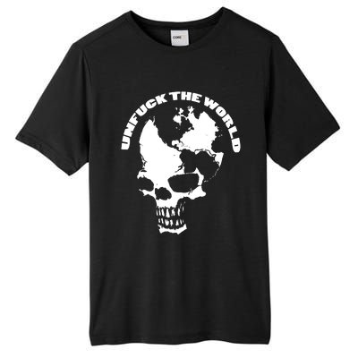 Unfuck The World Skull Tall Fusion ChromaSoft Performance T-Shirt