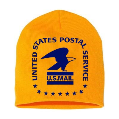 USPS US Air Mail Seal Short Acrylic Beanie