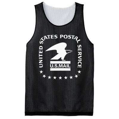 Usps Us Air Mail Seal Mesh Reversible Basketball Jersey Tank