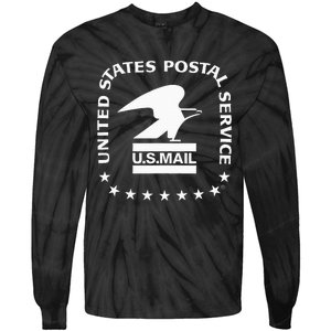 Usps Us Air Mail Seal Tie-Dye Long Sleeve Shirt