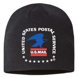 Usps Us Air Mail Seal Flat Bill Trucker Sustainable Beanie