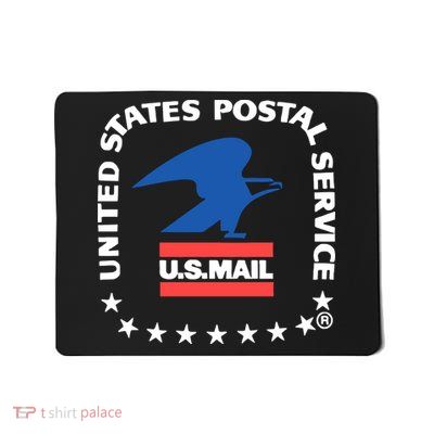 Usps Us Air Mail Seal Flat Bill Trucker Mousepad