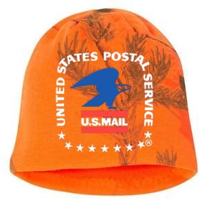 Usps Us Air Mail Seal Flat Bill Trucker Kati - Camo Knit Beanie