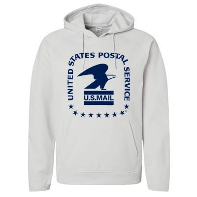 Usps U.S A.I.R Mail Seal Performance Fleece Hoodie