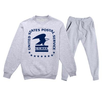 Usps U.S A.I.R Mail Seal Premium Crewneck Sweatsuit Set