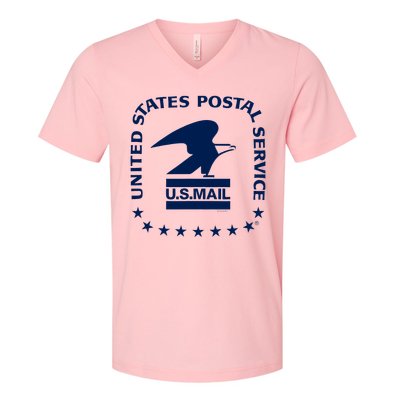 Usps U.S A.I.R Mail Seal V-Neck T-Shirt