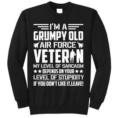 USAF US Air Force Emblem Military Airplane, Retired Air Force Sarcastic Slogan Sweatshirt