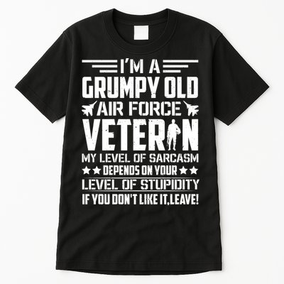 USAF US Air Force Emblem Military Airplane, Retired Air Force Sarcastic Slogan Tall T-Shirt