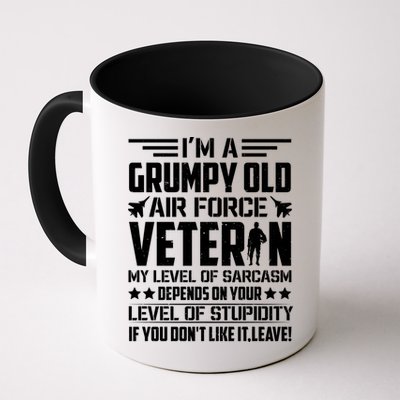 USAF US Air Force Emblem Military Airplane, Retired Air Force Sarcastic Slogan Mug