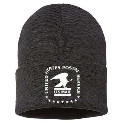 USPS US Air Mail Seal Sustainable Knit Beanie
