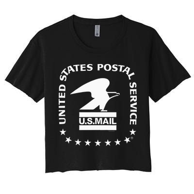 USPS US Air Mail Seal Crop Top