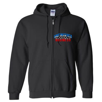 Uswntpa Unfinished Business 2024 Roster Full Zip Hoodie