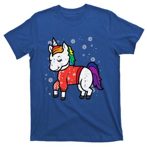 Unicorn Ugly Christmas Sweater Xmas T-Shirt