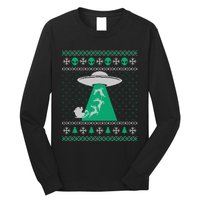 Ufo Ugly Christmas Sweater Alien Santa Ugly Xmas Sweater Sweatshirt Long Sleeve Shirt