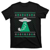 Ufo Ugly Christmas Sweater Alien Santa Ugly Xmas Sweater Sweatshirt T-Shirt