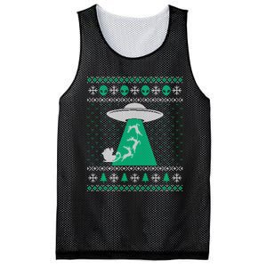 Ufo Ugly Christmas Sweater Alien Santa Ugly Xmas Sweater Sweatshirt Mesh Reversible Basketball Jersey Tank