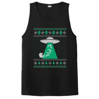 Ufo Ugly Christmas Sweater Alien Santa Ugly Xmas Sweater Sweatshirt PosiCharge Competitor Tank