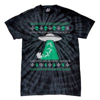 Ufo Ugly Christmas Sweater Alien Santa Ugly Xmas Sweater Sweatshirt Tie-Dye T-Shirt