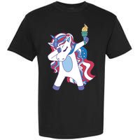 USA Unicorn Dabbing Garment-Dyed Heavyweight T-Shirt