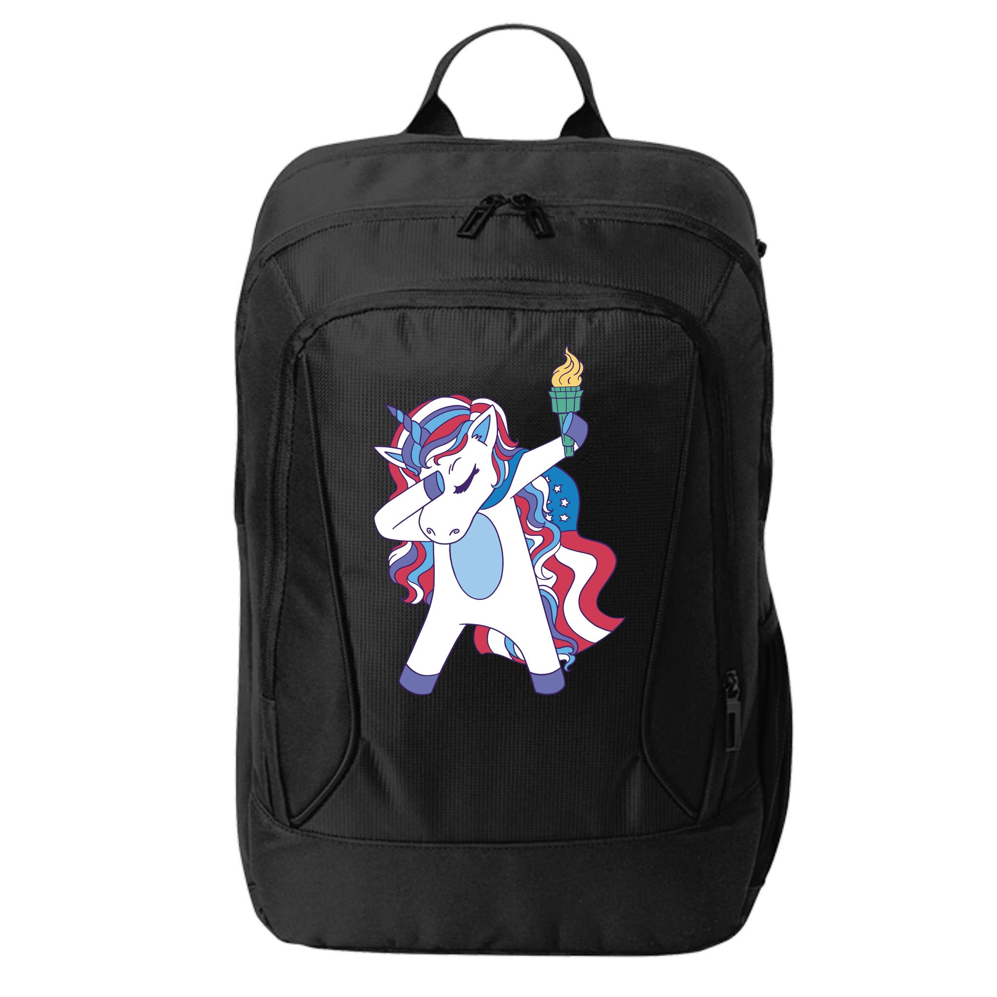 USA Unicorn Dabbing City Backpack